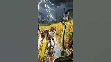 #cat #vs #snake #animals #funny #shorts #shortvideo #ai #viral #viralvideo #fypシ #o