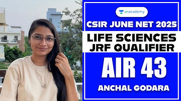 CSIR NET June 2025 Rankers Interview | CSIR NET Life Sciences Topper | AIR 43 JRF