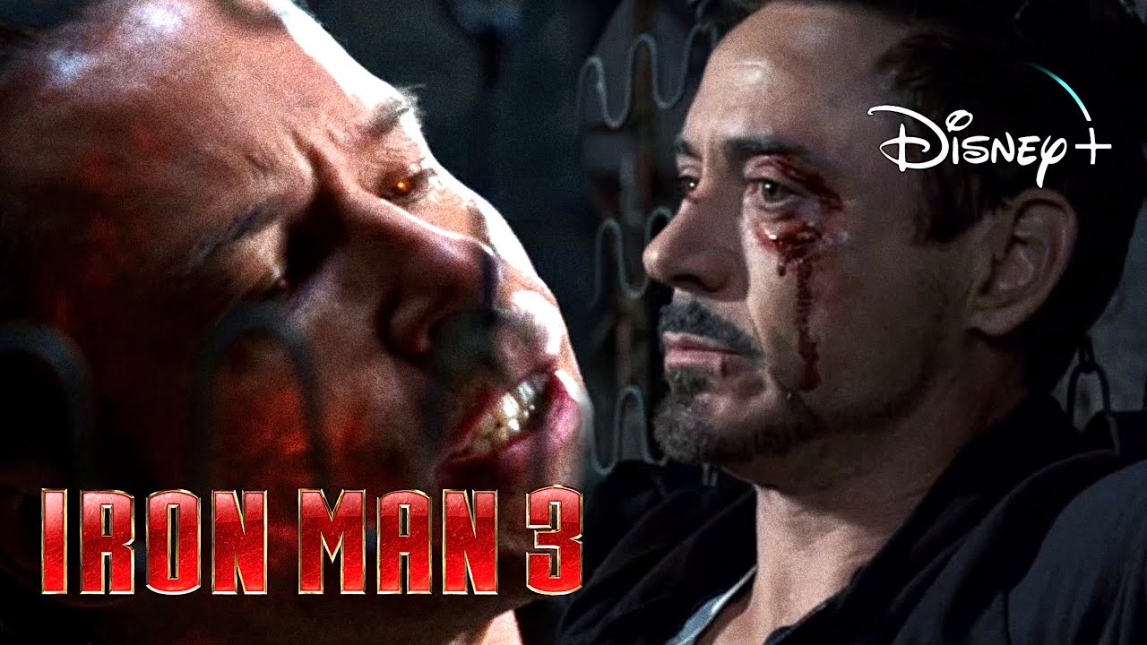 Iron-Man 3 | Aldrich Killian Threatens Tony Scene | Disney+ [2013]
