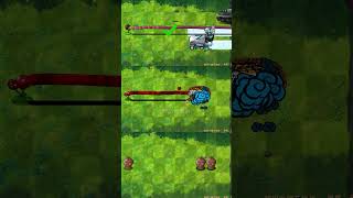 PvZ fusion 3.1 -Random Plant With Rapid Bullet Vs 4 Vase Breaker Zombie - P93 - Who wins ?#short