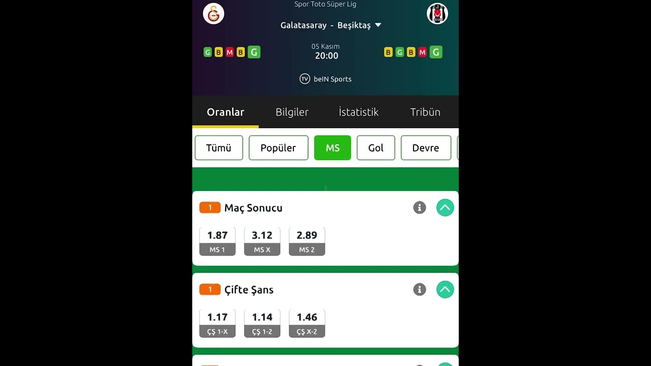 💸⚽️5 KASIM -BEŞİKTAŞ: :GALATASARAY- MAÇI (ÖZEL SKOR TAHMİNİ) BONUS 💸⚽️