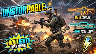 Unstoppable... ⚡ | PUBG Mobile AWM & M416 Highlight 2026