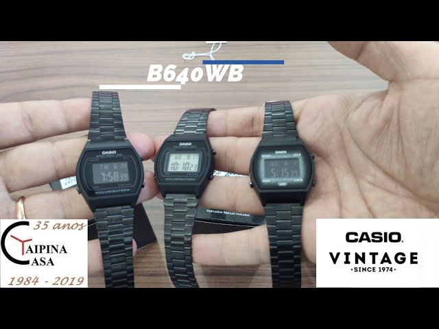 Reloj Casio Retrovintage B-640wb-1adf
