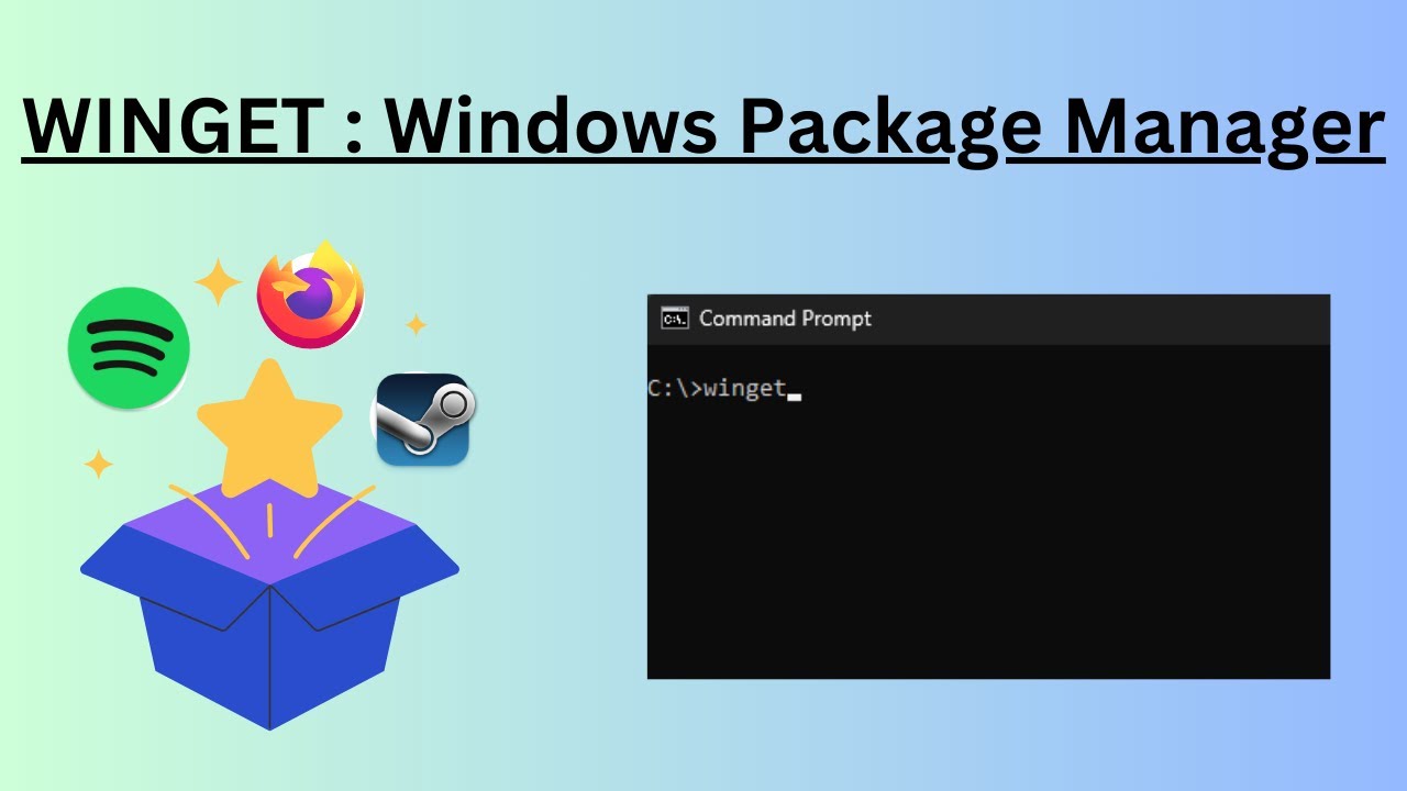 Winget : Windows Package Manager - YouTube
