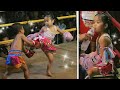 Muay Thai Show😘รีนะRIINA VS Nung1! リイナ VS ヌン(男の子)!【29,000,000views】ムエタイ キックボクシング 子供 試合! タイKickboxing
