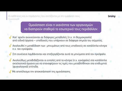 Βίντεο: Πώς το ενδοκρινικό σύστημα διατηρεί την ομοιόσταση;