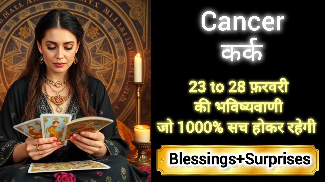 CANCER 🎖️🏆 कर्क राशी 23 to 28 फ़रवरी 2026 🎊💯 KARK Rashi FEBRUARY 2026🌹🔮 #cancer #viralvideo #tarot