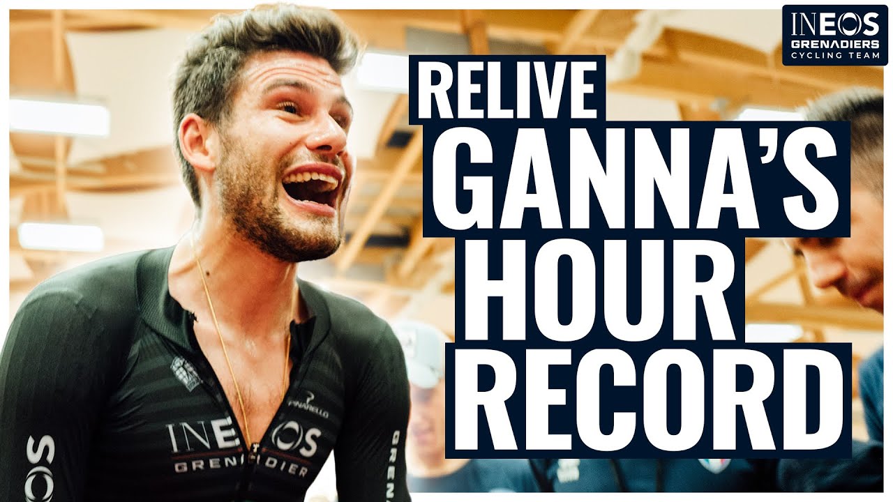 Filippo Ganna UCI Hour Record timed by Tissot