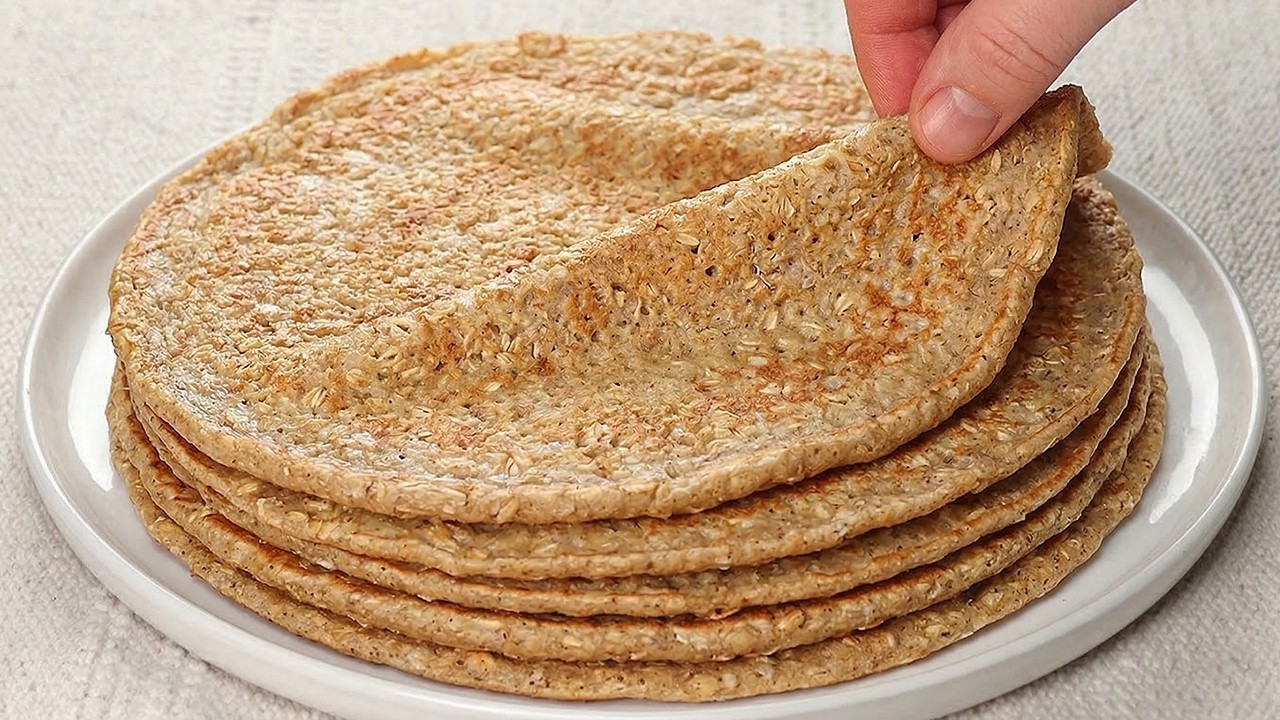 פנקייק בריא משיבולת שועל וחלב