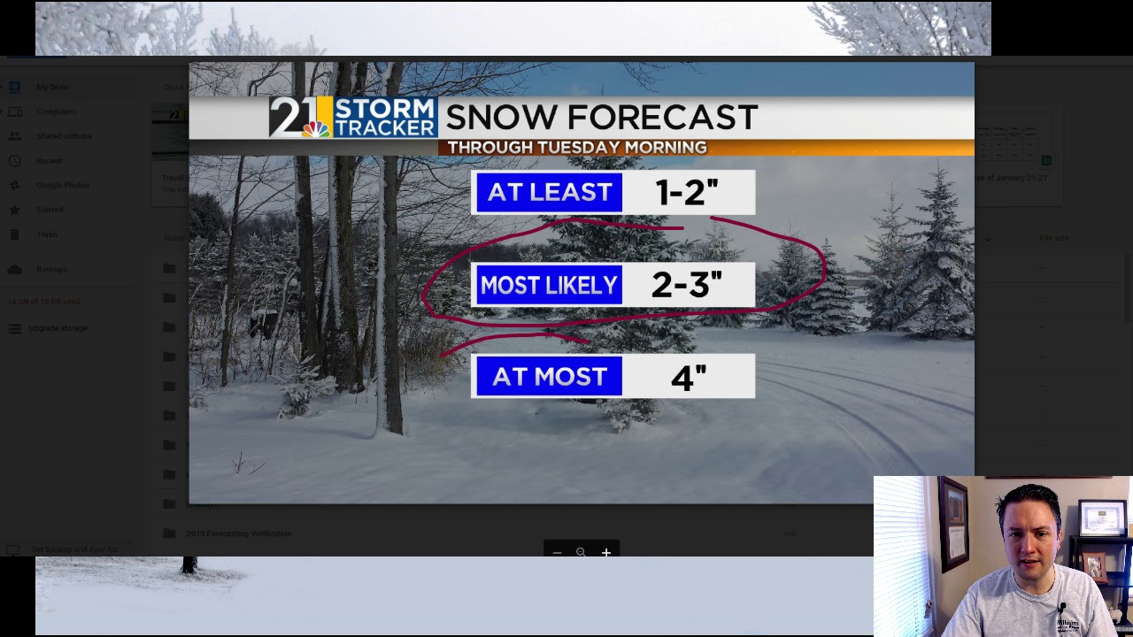 More Snow On Way; Monday AM Video Blog - YouTube