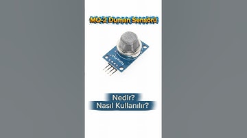 MQ-2 Duman Sensörü Nedir? Nasıl Kullanılır? #arduino #arduinoproject #kendinyap #diy #robot