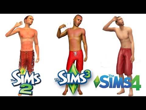 ♦ Sims 2 vs Sims 3 vs Sims 4 : Seasons - Summer