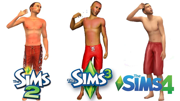 Sims 2 vs Sims 3 vs Sims 4 : Seasons - Summer