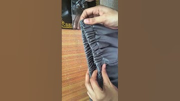 How to attach elastic easy way . #shorts#shortvideos #shortsfeed #viral#pants #viralshorts
