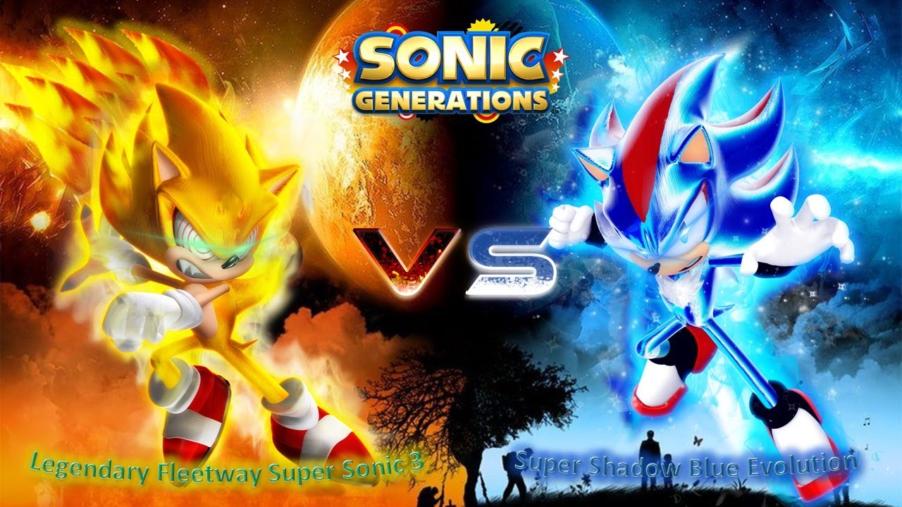 Sonic(fleetway) Vs Shadow(fleetway)