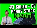 This Solar & EV Penny Stock Is Ready For Blast Off | 200% Potential?