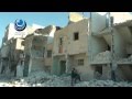 مساكن هنانو بعد القصف الجوي على الحي 14 2 2014 مساكن هنانو بعد القصف الجوي على الحي 14 2 2014