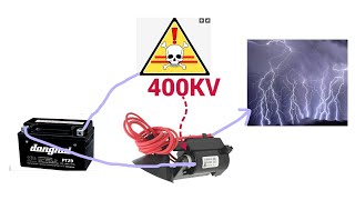 Producing High Voltage 400Kv Generator | Simple Easy To Do | Good Ideas | Electronic Ideas