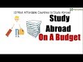 10 Most Affordable Countries to Study Abroad - Study Abroad for Cheap