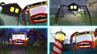 ALL EXPERIMENTS with BUS EATERS and HOUSE HEAD, LIGHTHOUSE MONSTERS!