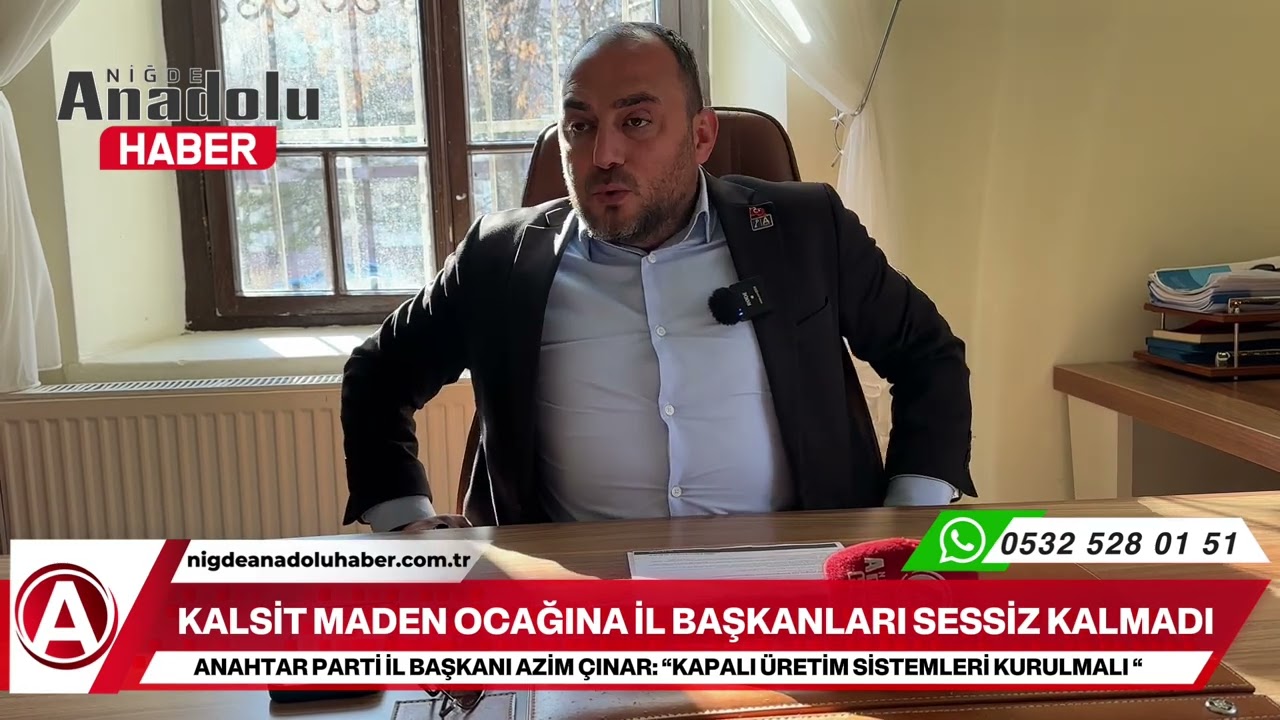 Kalsit tesislerinde toz kirliliğine karşı önlem şart