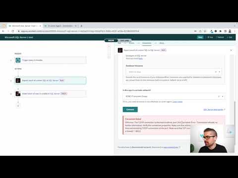 Workato - How to configure SQL Server and fix 1433 has failed Error connection refused