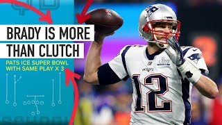 Tom Brady and the Patriots Run The Same Play Three Times in Super Bowl LIII