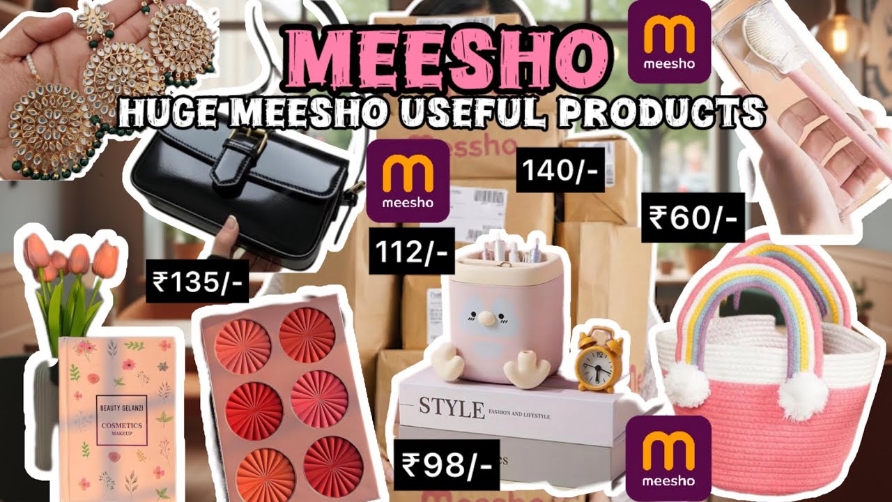 വെറും ₹60/- മുതൽ ആരംഭിക്കുന്ന മീഷോ ഉൽപ്പന്നങ്ങൾ💌🔗 @meeshoapp  #meeshofinds #meeshohaulvideo #haul 