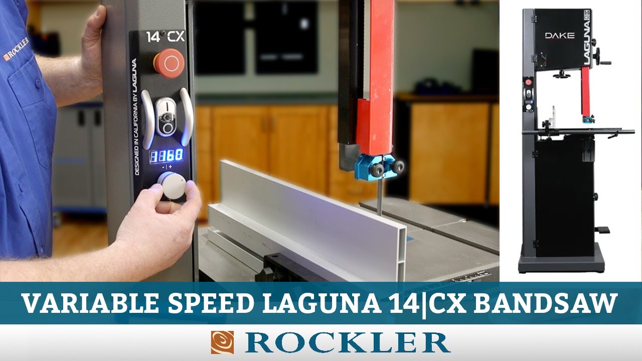 Closer Look at the Variable Speed Laguna 14|CX Bandsaw - YouTube