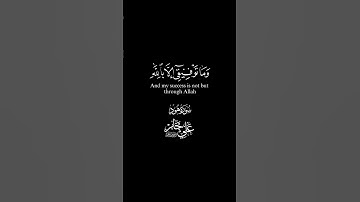 تلاوة الشيخ علي جابر، و ما توفيقي إلاّ باللّه #قرآن #quran #ali_jaber #تلاوة_خاشعة #اكسبلور #كرومات