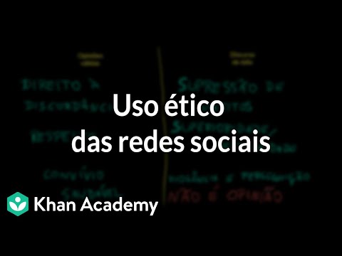 Vídeo: Redes Sociais E ética