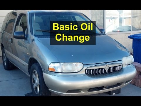 Basic oil and filter change for the Nissan Quest, Mercury Villager, etc. - VOTD