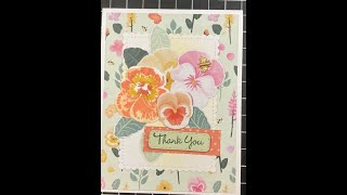 Maker Monday-Stampin' Up! Pansy Patch-05.03.2021