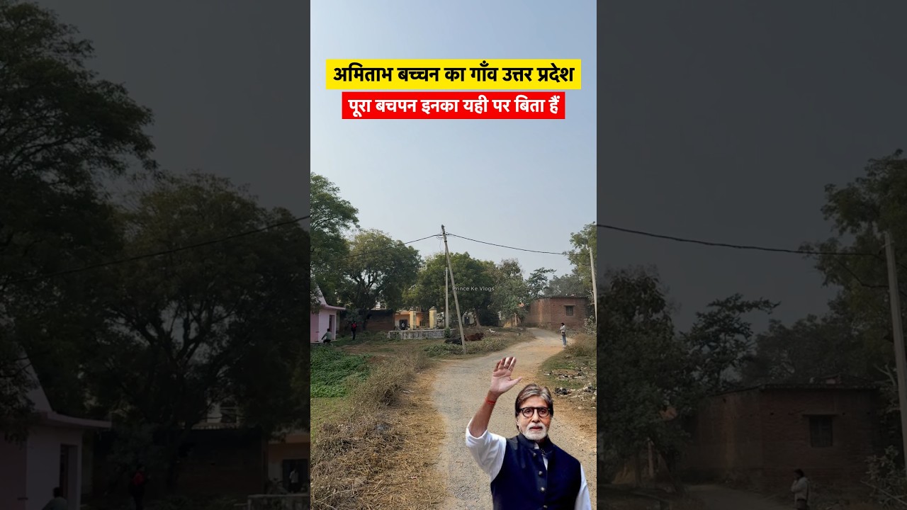 Amitabh Bachchan Village House In Uttar Pradesh | #amitabhbachchan #shorts