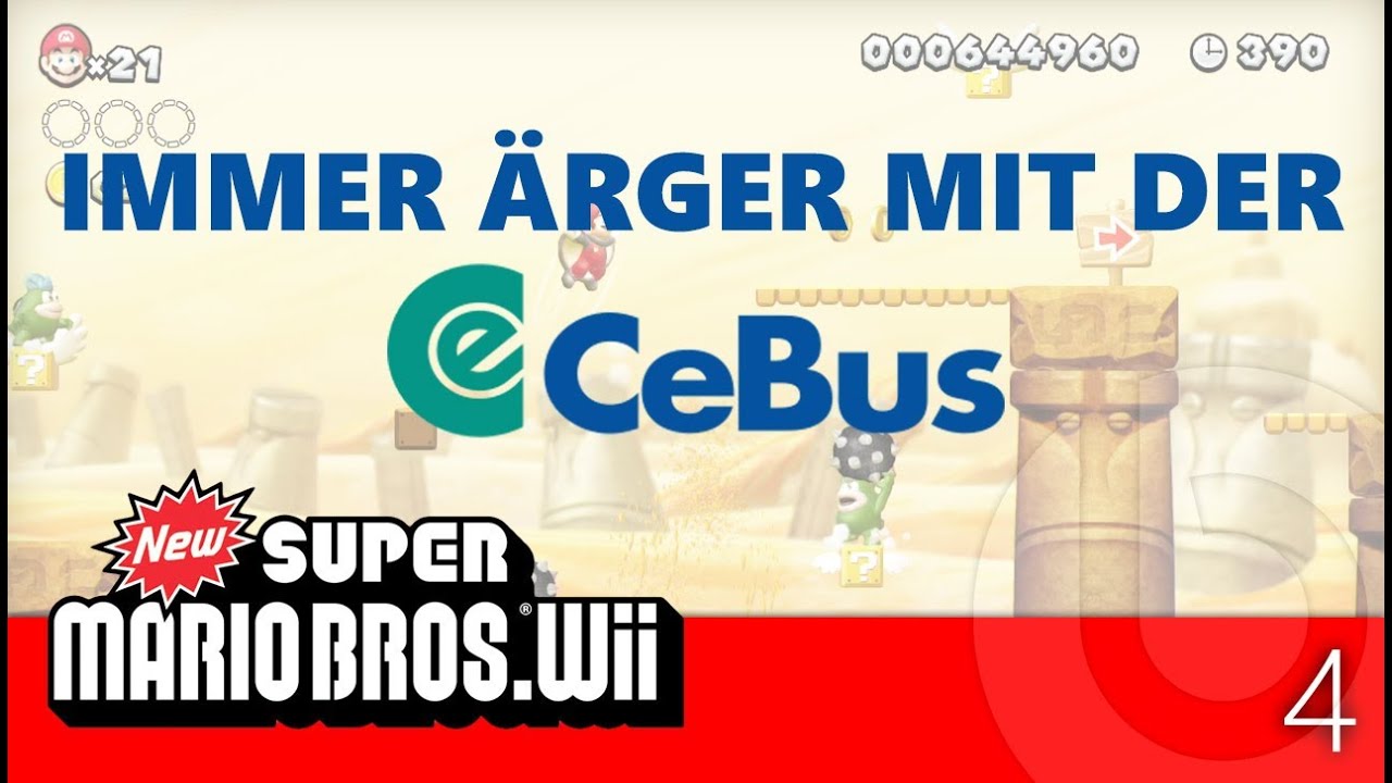 NEW SUPER MARIO BROS WII | FOLGE 4 | IMMER DIE CEBUS CELLE