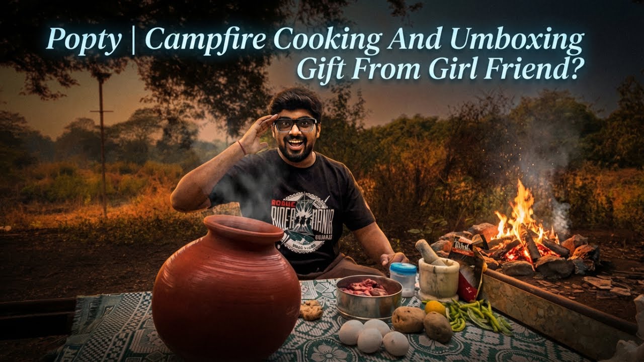 Popty | Campfire Cooking And Umboxing Gift From Girl Friend?