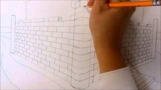 Tower   Bricks 2 Point Perspective Castle