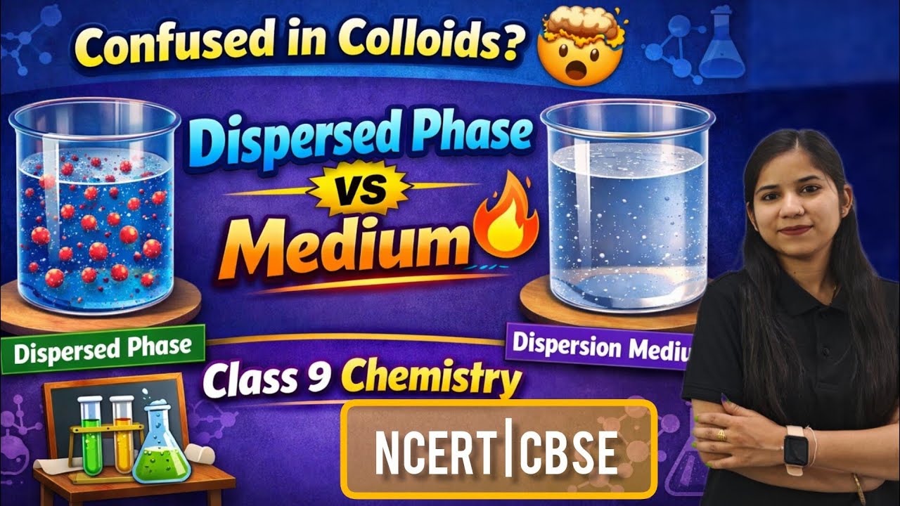What is Dispersed Phase & Dispersion Medium? | Class 9 Chemistry ...