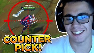 HE TRIED TO COUNTER PICK MY IRELIA! (FAIL)