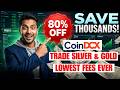 80% off on Commodity Trading in Coindcx | Lowest Trading Fee Ever |