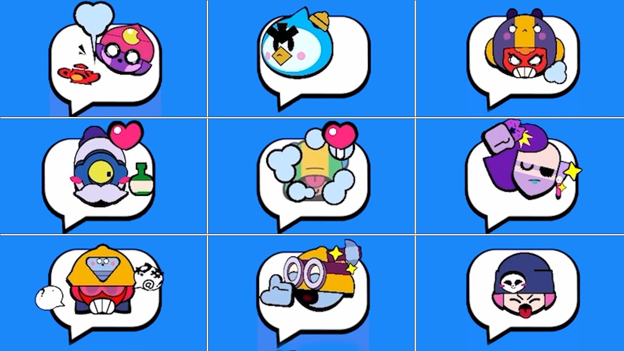 72 New Animated Pins Leon Emz Penny Jacky Bea Rosa More Goldarmgang Youtube - pack de pins brawl stars png