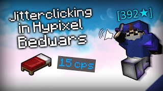 JITTERCLICKING in Hypixel Bedwars! (Mouse and Keyboard Sounds)