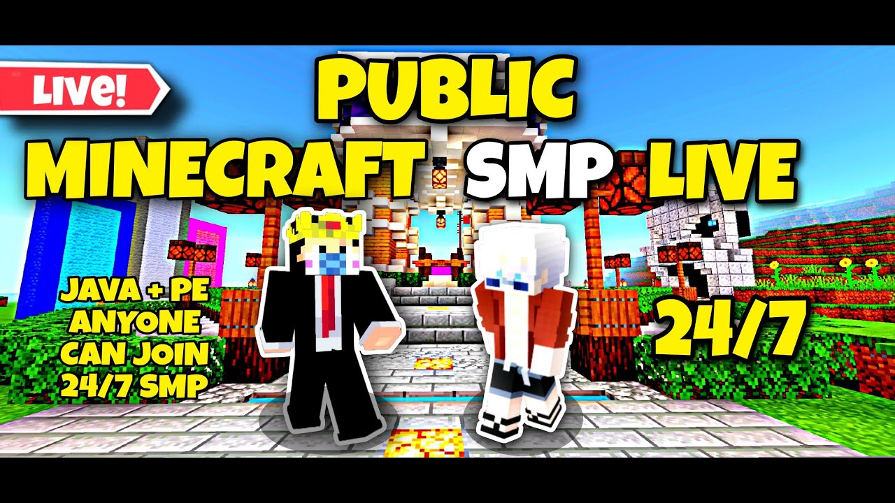 Join New 1.20 | Public Smp Java + Pe | Minecraft Live | @Erl_ik - YouTube