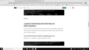 How to Configure Web Server and Launch Python Interpreter On The Top Of Docker Container