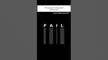 Do You know What Actual Fail Means? | Motivation Short | #motivation #shorts #mindset