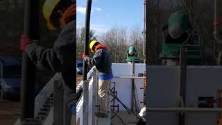 Pumping ICF Concrete Walls