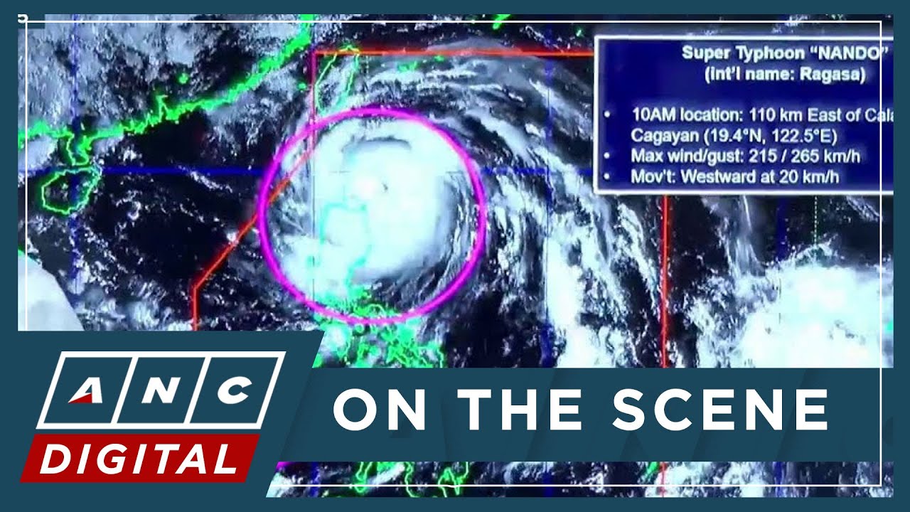 PAGASA: Center of eye of Super Typhoon Nando spotted 110km east of Calayan, Cagayan | ANC