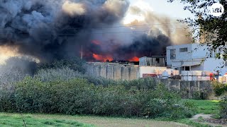 Fire breaks out at Marsa scrapyard