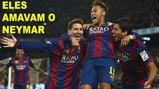 primeiro jogo que o Neymar destruiu no barcelona