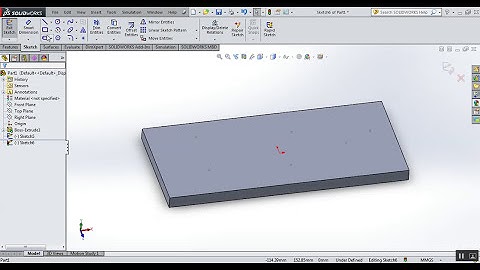 Sketch Driven Pattern in SolidWorks